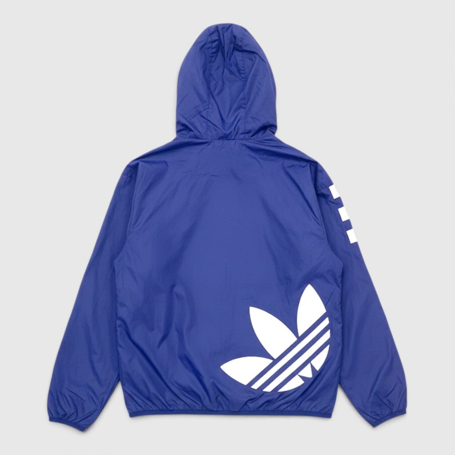 Adidas Originals Asymmetrical Big Trefoil Windbreaker Jacket / Pre Owned